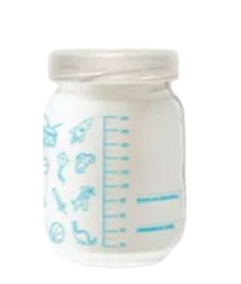 Pote de vidro 200ml (Azul)