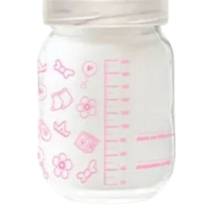 Pote de vidro 200ml (Rosa)